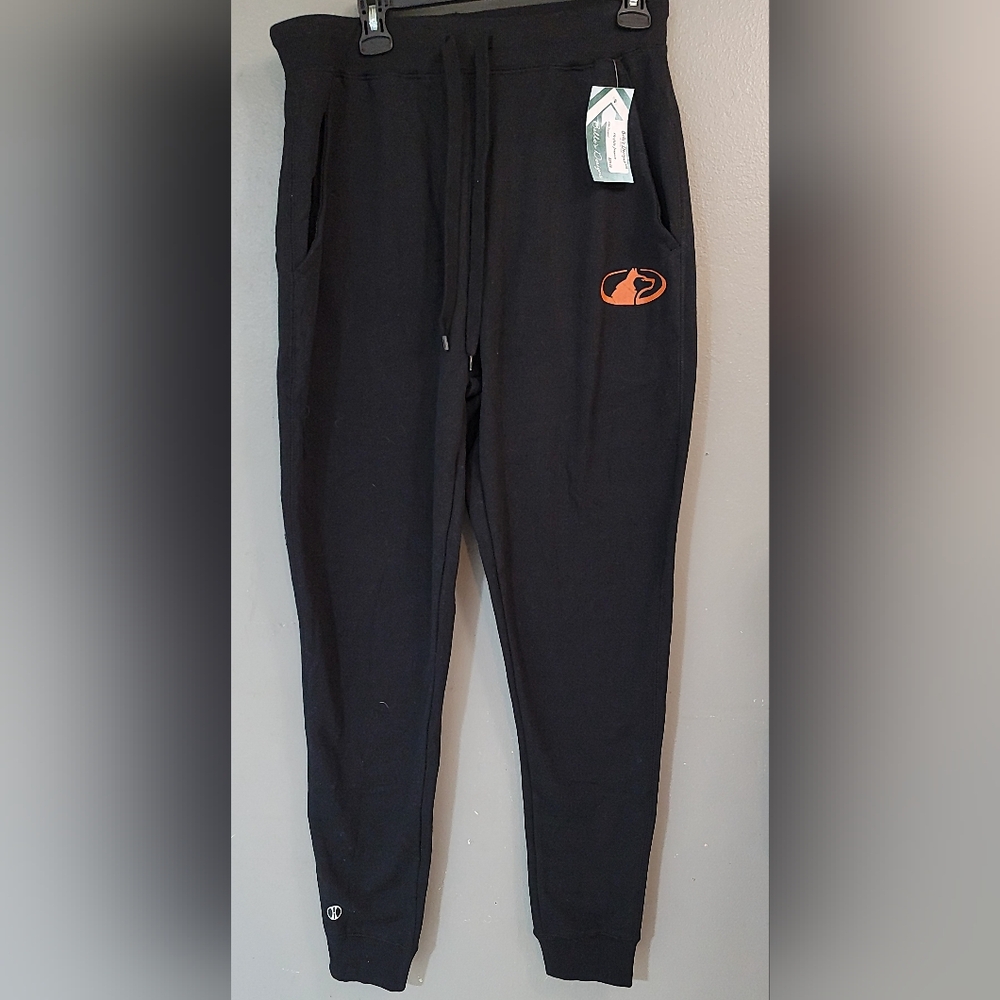 Holloway‎ Black Jogger Pants with Orange Logo